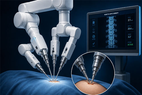 Robotic and minimally invasive spinal surgery