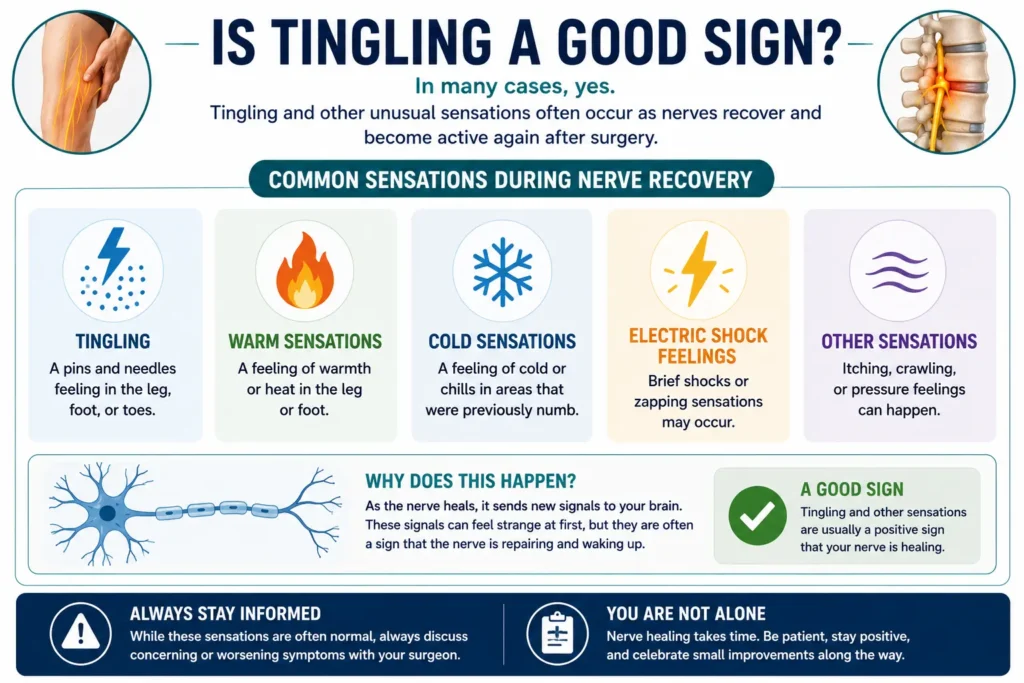 common sensations during nerve recovery