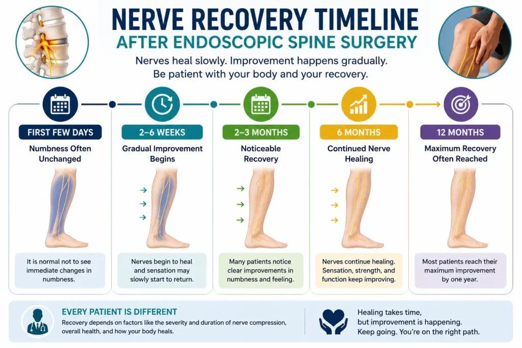 nerve recovery timeline