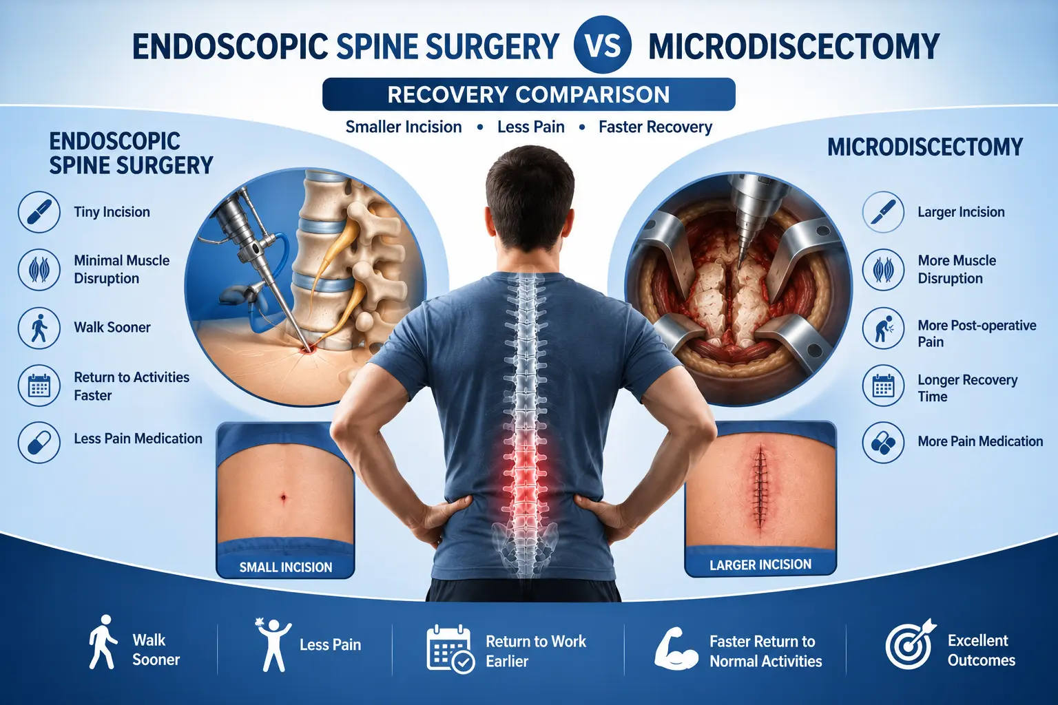 Endoscopic Spine Surgery vs Microdiscectomy Recovery: Which Has the Faster Recovery?